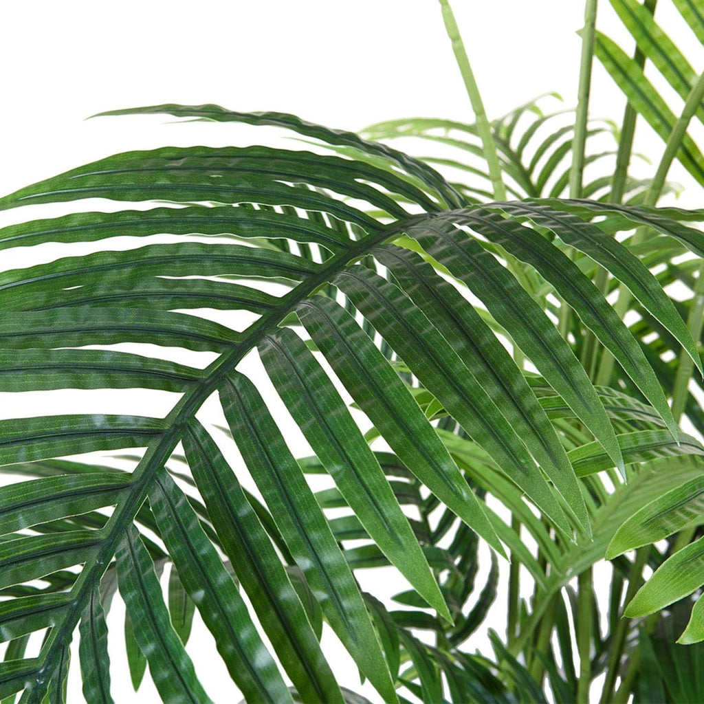 Artificial Plants Fake Palm Tree 4ft Fake Tree Tropical Palm Leaves Faux Palm Plants for Home Decor Office Living Room Porch Patio Perfect Housewarming Gift